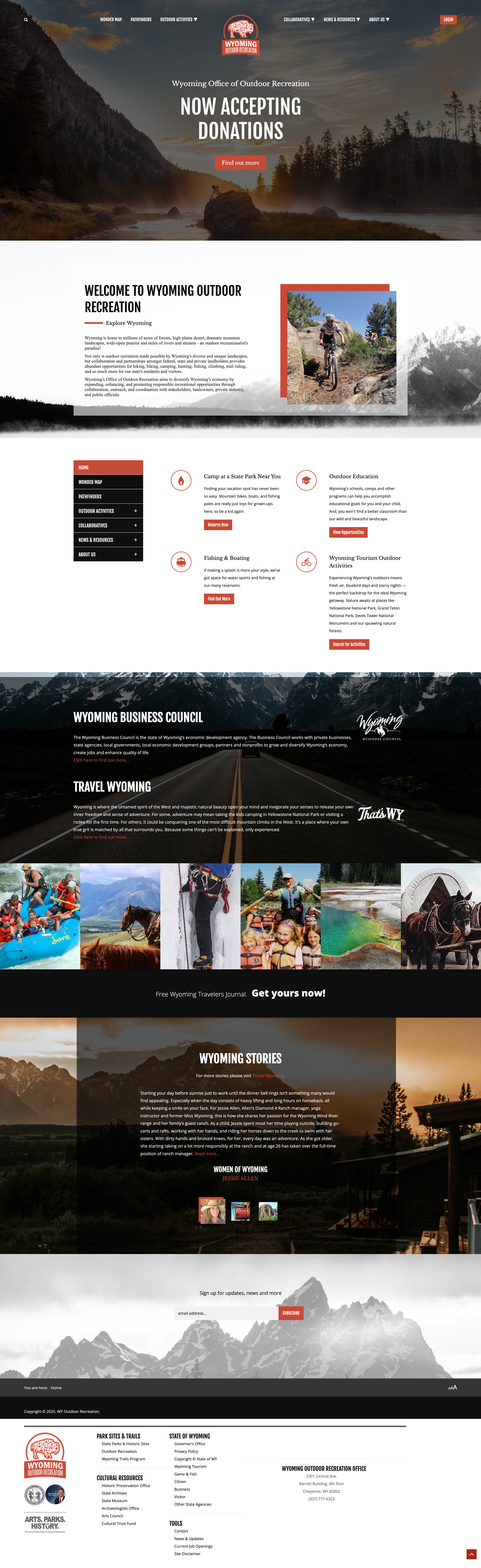 Wyoming Widget Demo - Visit Widget